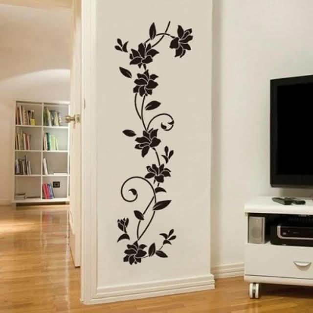 Vinyl Home Decoration Wall Sticker Black Furniture & Decor - Tophatter Daily Deals