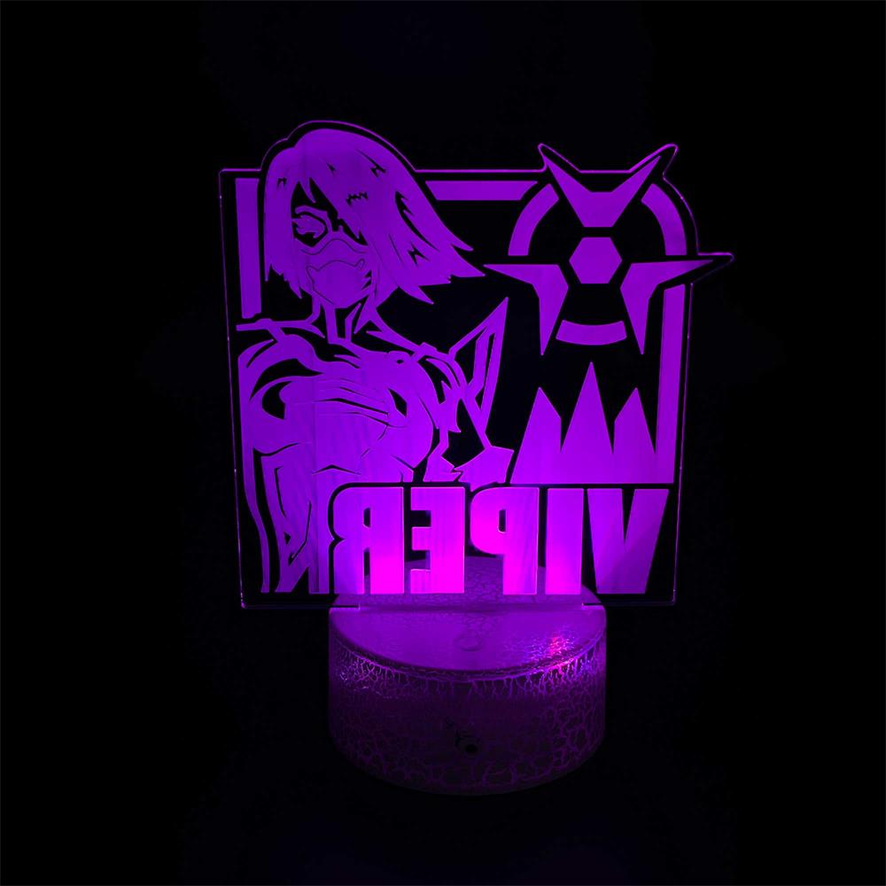 Customized Val Characters 3D Night Lamp Viper - Tophatter Daily Deals