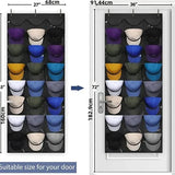 Visible Baseball Hat Rack for Wall Door with 3 Hooks 24 Deep Pockets Storage & Organization - Tophatter Daily Deals