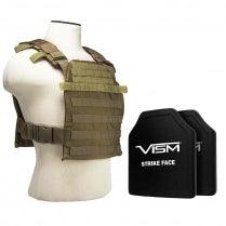 NC Star Fast Plate Carrier Level III+ PE Shooter's Cut Bulletproof - Tophatter Daily Deals