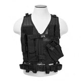 Vism Tactical Vest Black Tactical - Tophatter Daily Deals