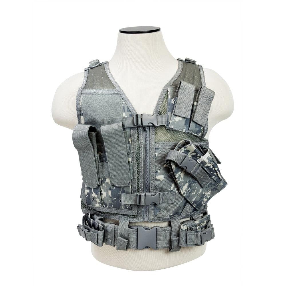 Vism Tactical Vest Digital Camo Tactical - Tophatter Daily Deals