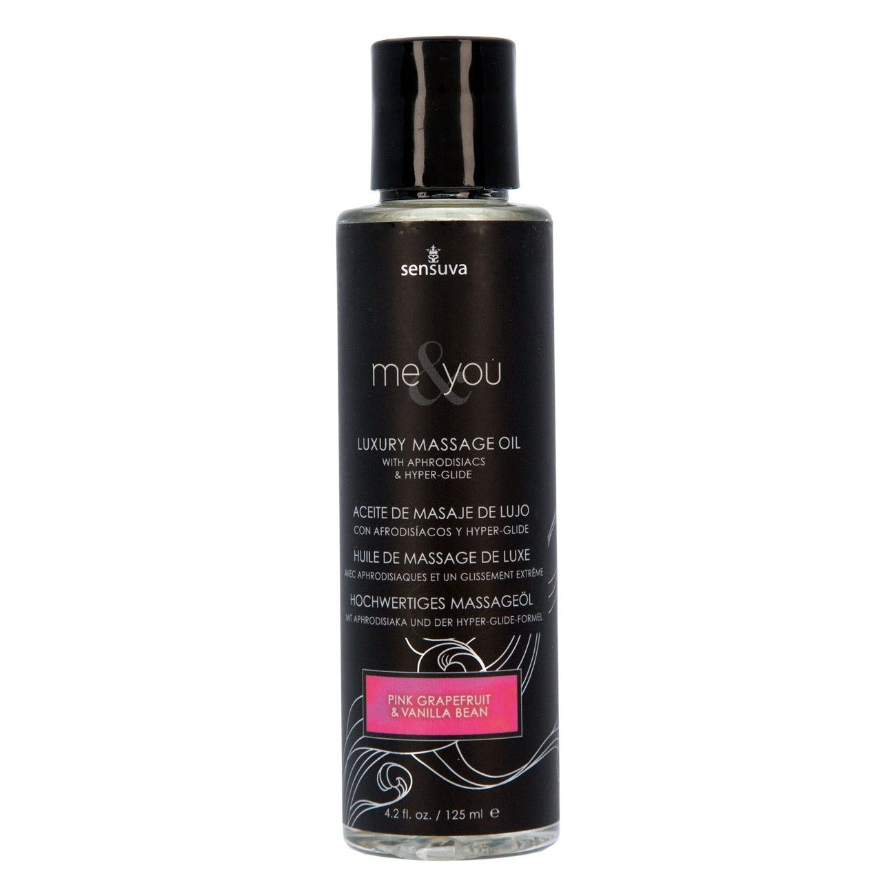 Me & You Luxury Massage Oil 4.2 oz in Pink Grapefruit & Vanilla Bean Massage Oil - Tophatter Daily Deals