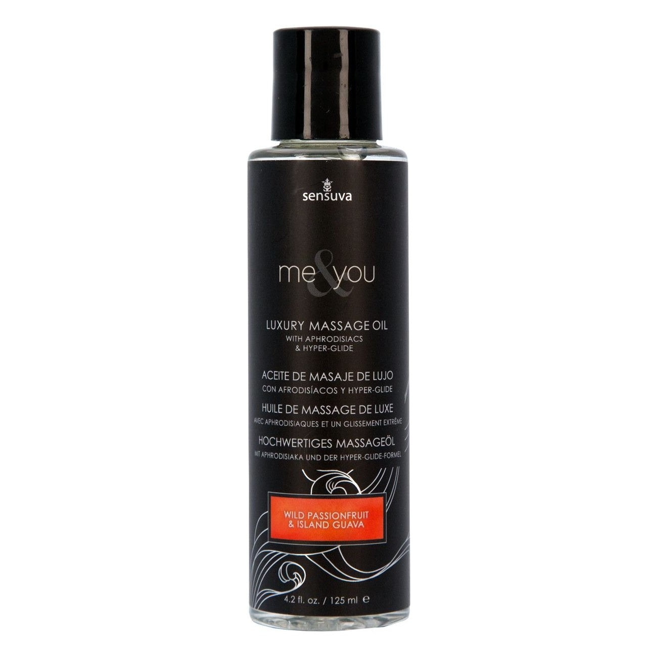 Me & You Luxury Massage Oil 4.2 oz in Wild Passionfruit & Island Guava Massage Oil - Tophatter Daily Deals