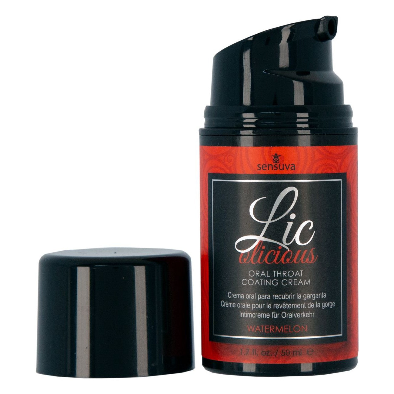 Licolicious Oral Throat Coating Cream 1.7 oz in Watermelon Throat Coating Cream - Tophatter Daily Deals