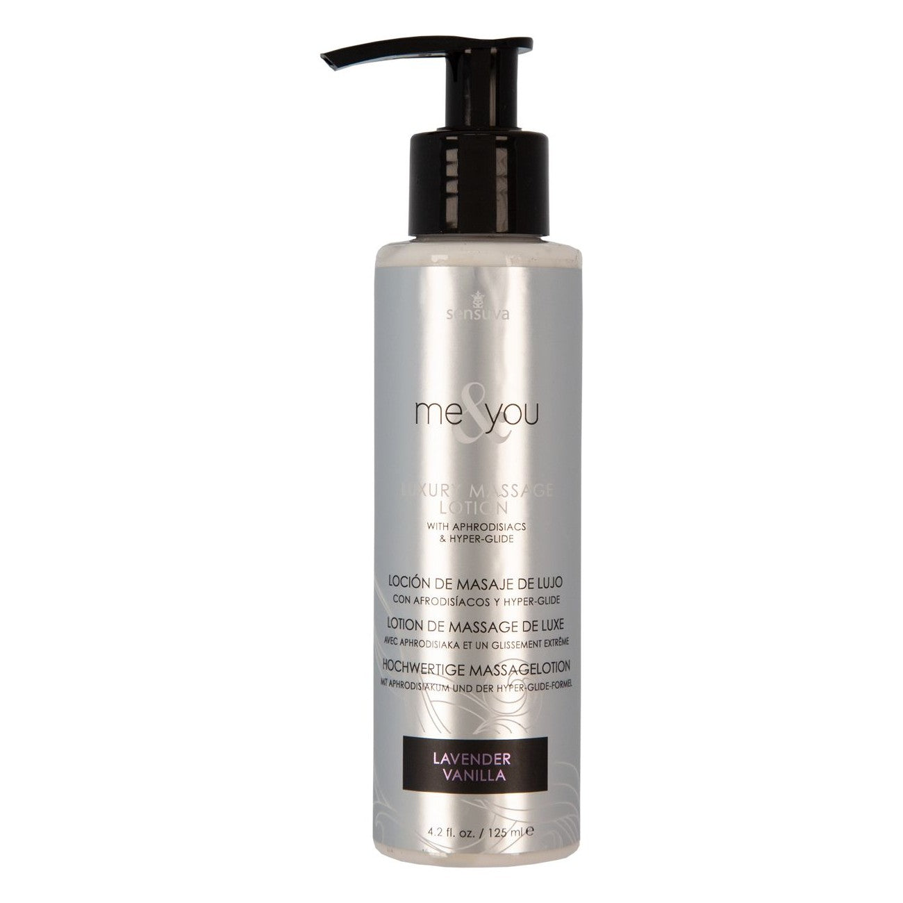 Me & You Luxury Massage Lotion 4.2 oz in Lavender Vanilla Massage Lotion - Tophatter Daily Deals