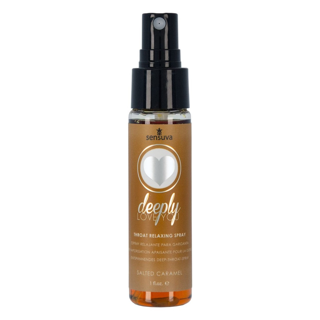 Deeply Love You Throat Relaxing Spray 1 oz in Salted Caramel Throat Relaxing Spray - Tophatter Daily Deals