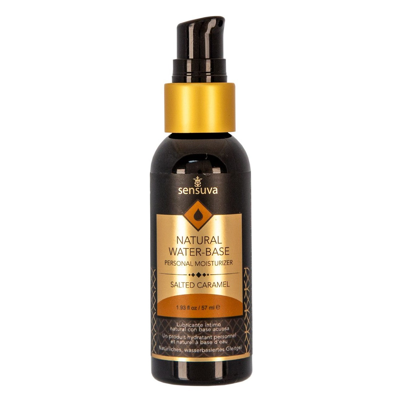 Natural Water-Based Lubricant 1.93 oz in Salted Caramel Lubricant - Tophatter Daily Deals