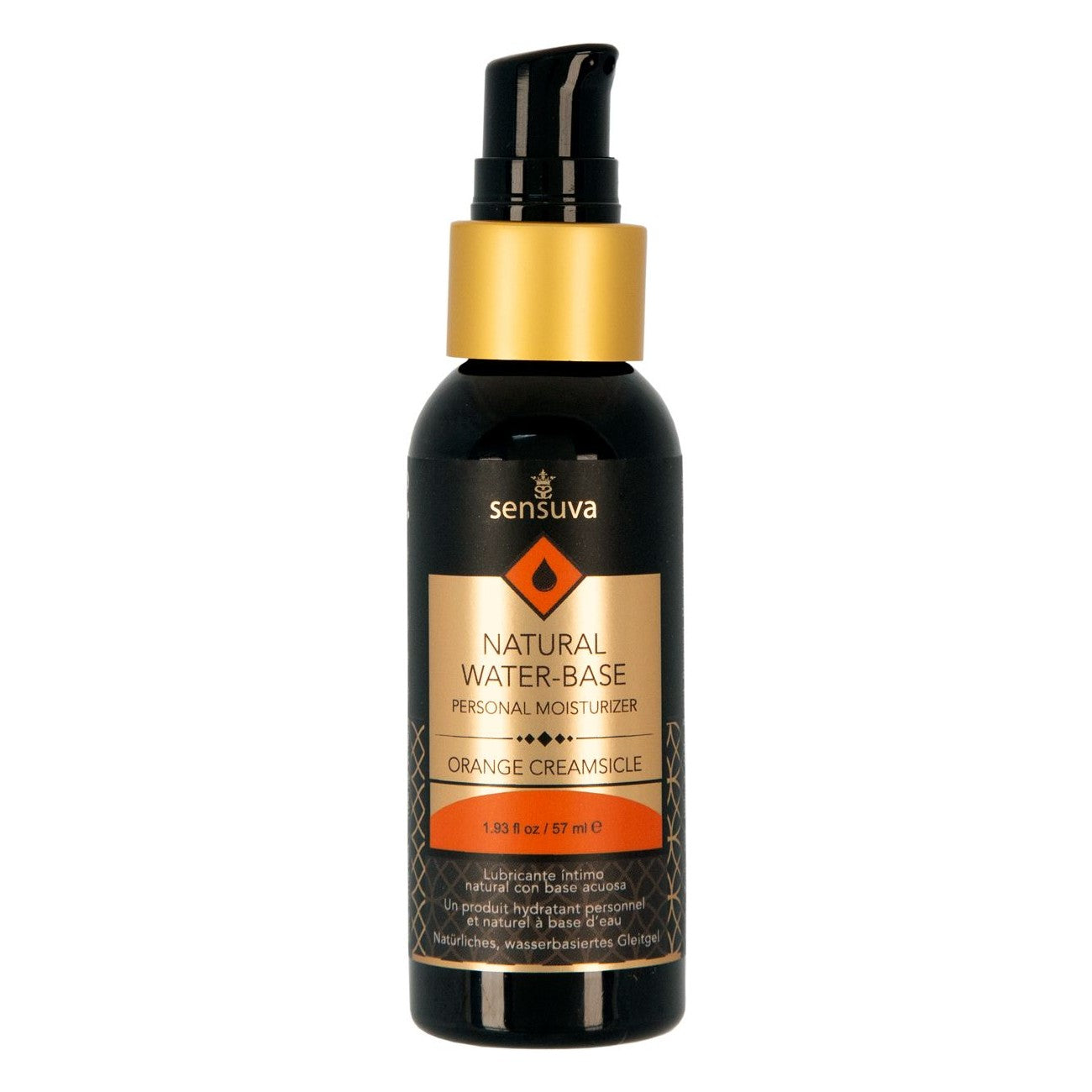 Natural Water-Based Lubricant 1.93 oz in Orange Creamsicle Lubricant - Tophatter Daily Deals