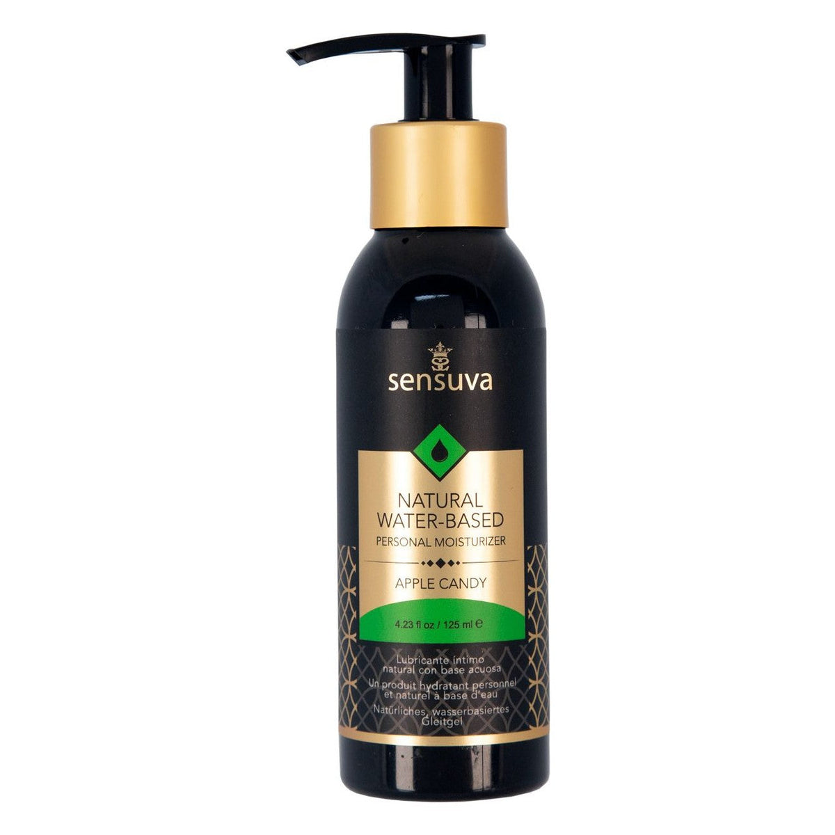 Natural Water-Based Lubricant 4.2 oz in Apple Candy Lubricant - Tophatter Daily Deals
