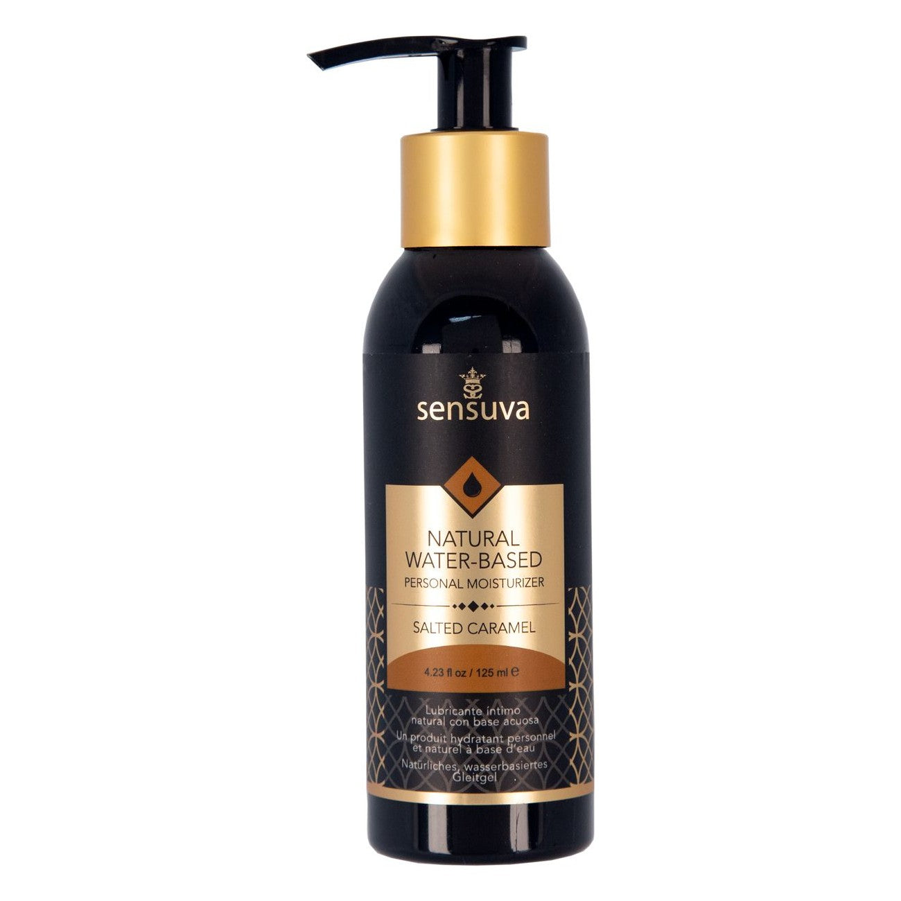 Natural Water-Based Lubricant 4.2 oz in Salted Caramel Lubricant - Tophatter Daily Deals