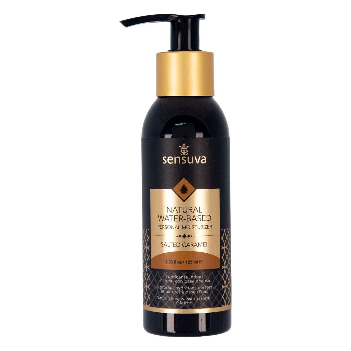 Natural Water-Based Lubricant 4.2 oz in Salted Caramel Lubricant - Tophatter Daily Deals