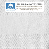 100% Cotton Woven Texture Bath Towel Set - Marbella Collection Bath - Tophatter Daily Deals