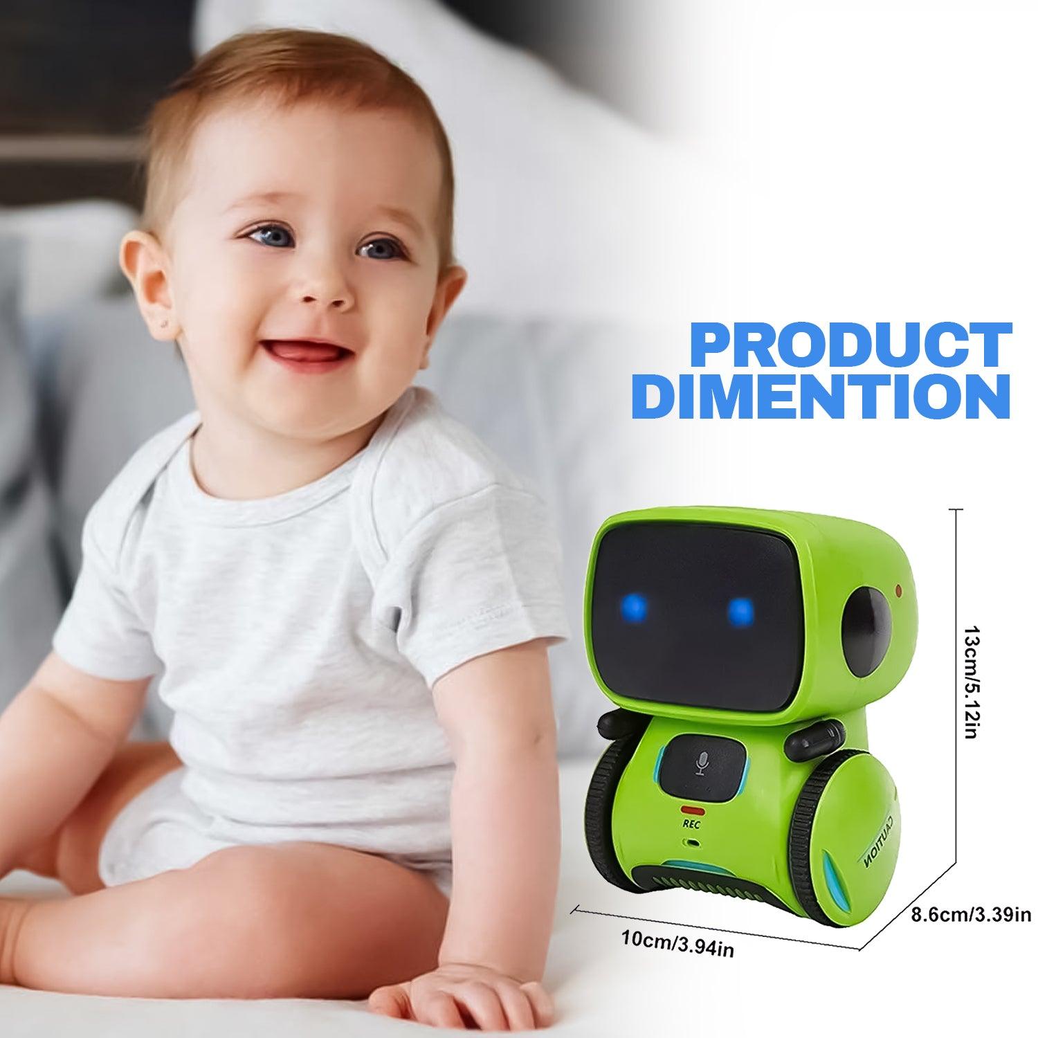 Voice Command Robot - Intelligent Voice Control Kids Robot Smart Action Dancing Gesture Sensor Toy Christmas Toys - Tophatter Daily Deals