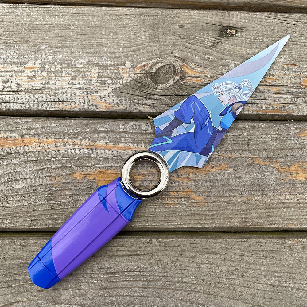 Go Volume No 1 Knife Jett Kunai Life Size Blunt Metal Replica Jett Knife Only - Tophatter Daily Deals