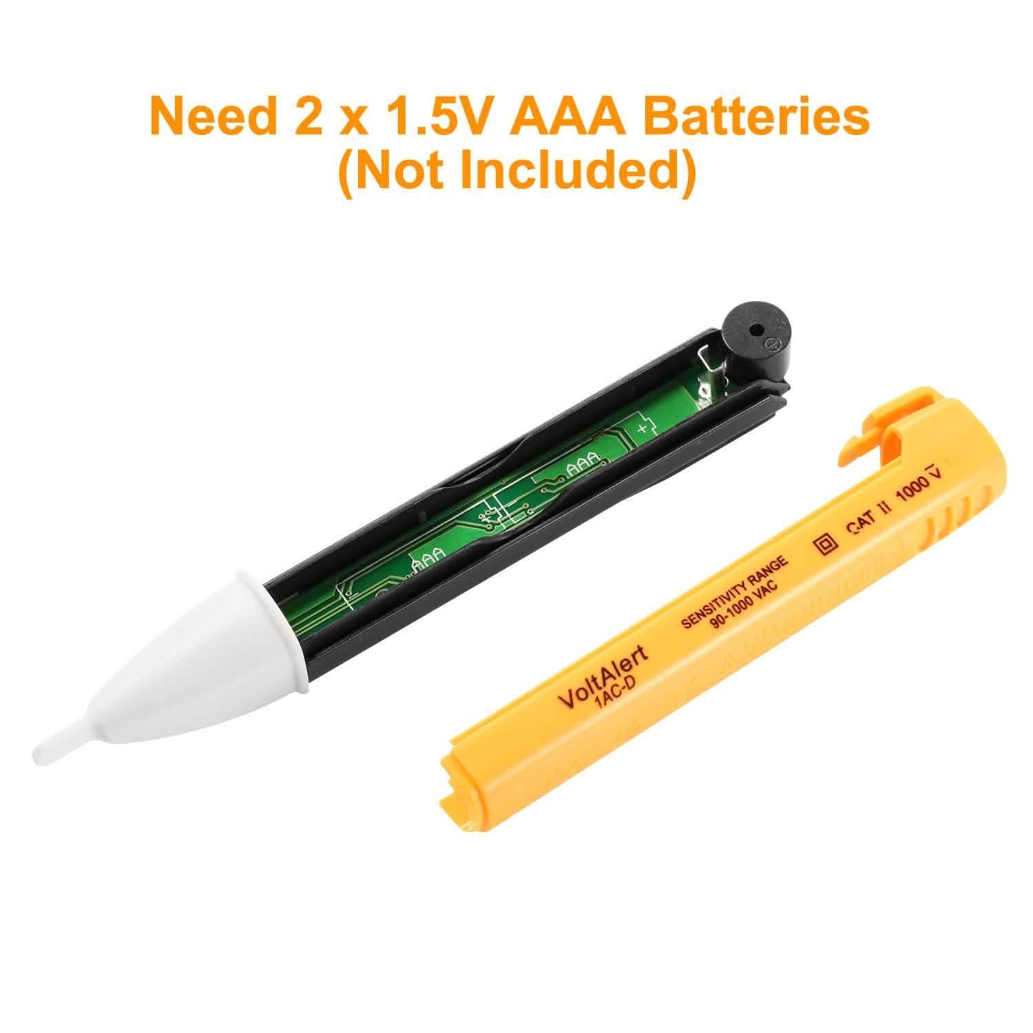 Voltage Tester Detector Pen Non-Contact with Flashlight Home Improvement - Tophatter Daily Deals