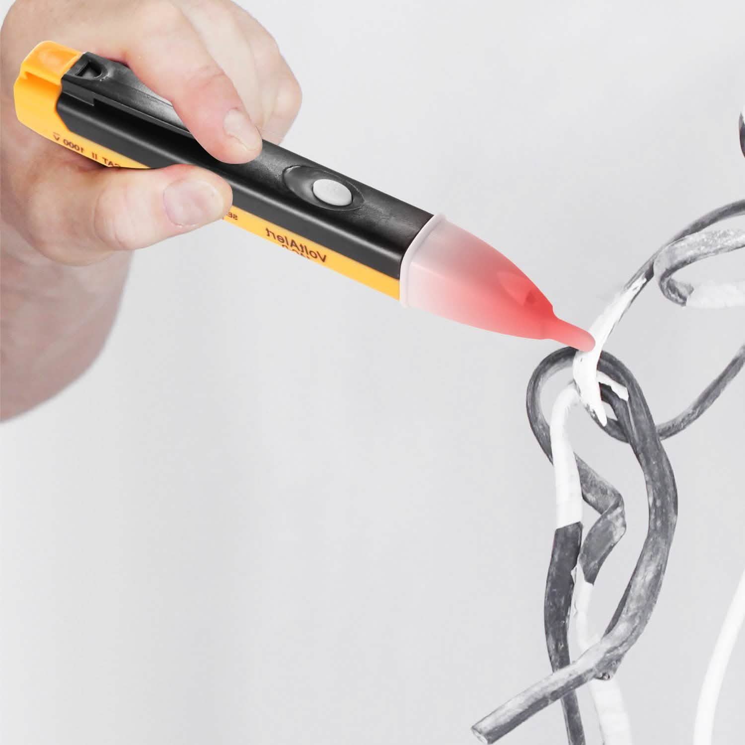 Voltage Tester Detector Pen Non-Contact with Flashlight Home Improvement - Tophatter Daily Deals