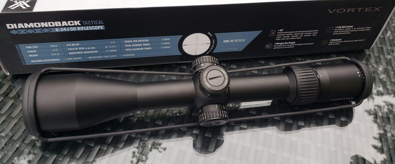 VORTEX DIAMONDBACK TACTICAL 6-24x50 FFP MRAD SCOPE - Tophatter's Army Deals OPTICS & SCOPES - Tophatter Daily Deals