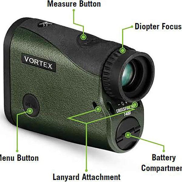 VORTEX OPTICS CROSSFIRE® HD 1400 LASER RANGEFINDER - Tophatter's Army Deals OPTICS & SCOPES - Tophatter Daily Deals