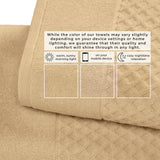 Cotton Diamond Waffle Weave Bath Towel Set - Grayson Collection Bath - Tophatter Daily Deals