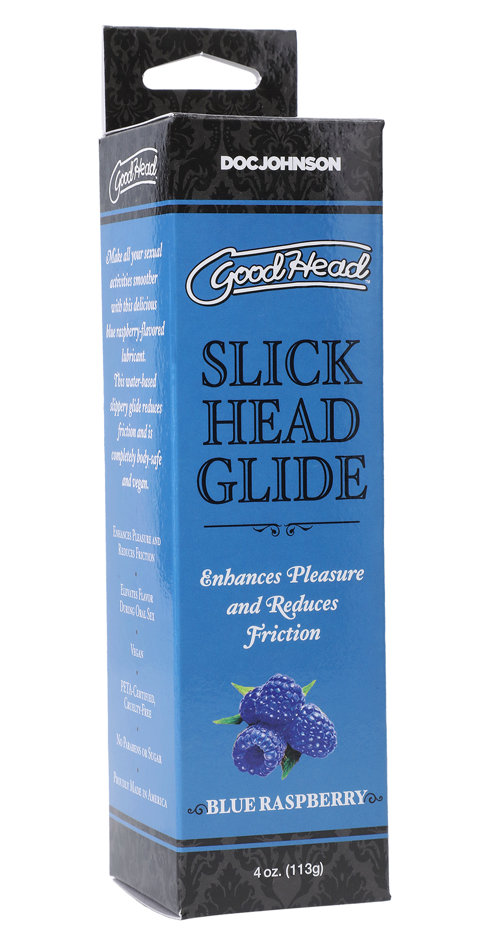 Slick Head Glide – Water-Based Blue Raspberry Flavored Personal Lubricant 4 Oz > Lube > Flavoured - Tophatter Daily Deals