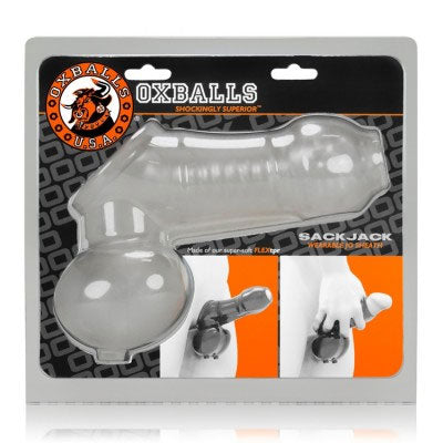 Oxballs Sackjack Wearable Jackoff Sheath Clear > Sex Toys For Men > Penis Sleeves - Tophatter Daily Deals