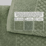 Cotton Diamond Waffle Weave Bath Towel Set - Grayson Collection Bath - Tophatter Daily Deals