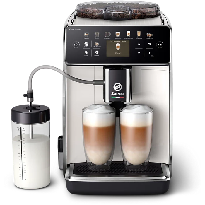 SAECO GRANAROMA SM6580 ESPRESSO MACHINE-WHITE - Tophatter's Army Deals EXPENSES - Tophatter Daily Deals