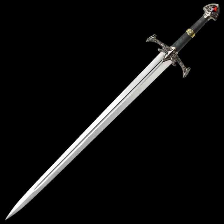House Of The Dragon - Officially Licensed Valyrian Steel Blackfyre Sword of Aegon the Conqueror Sword - Tophatter Daily Deals
