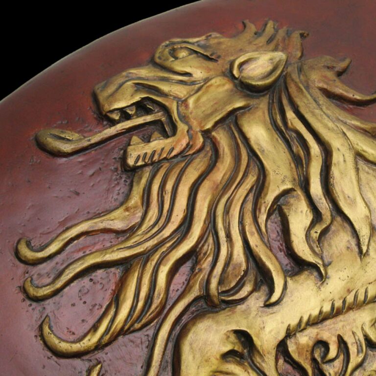Valyrian Steel Game of Thrones - Lannister Shield Shield - Tophatter Daily Deals
