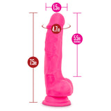 Ruse Hypnotize Hot Pink Dildo 7.5 Inch Length 1.5 Inch Width > Dildos > Realistic Dildos - Tophatter Daily Deals