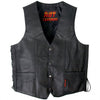 Hot Leathers Men's COWHIDE Leather Vest w/ Lace for Reg ver price! Leather Vest - Tophatter Daily Deals