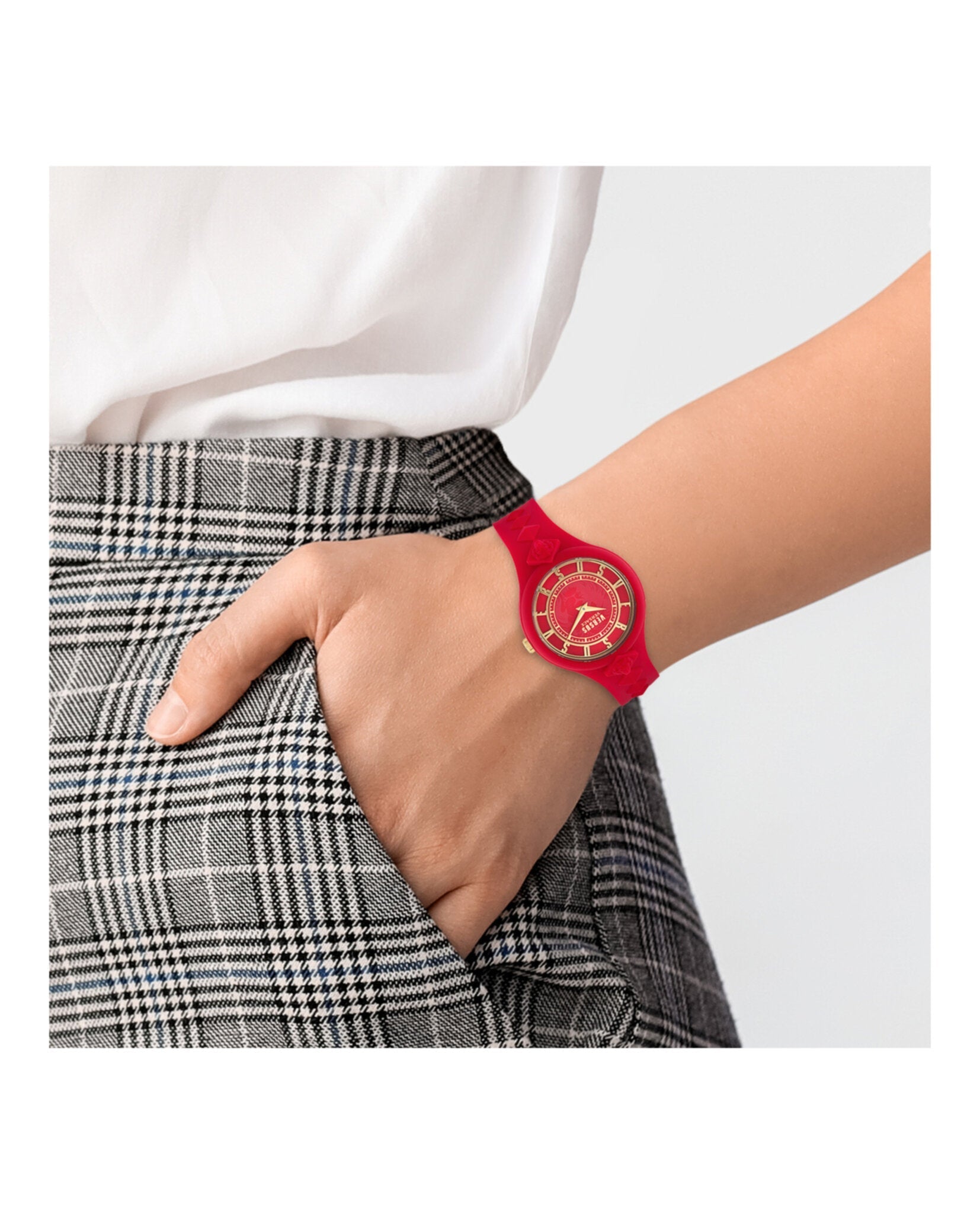 Versus Versace Fire Island Studs Strap Watch Watches - Tophatter Daily Deals