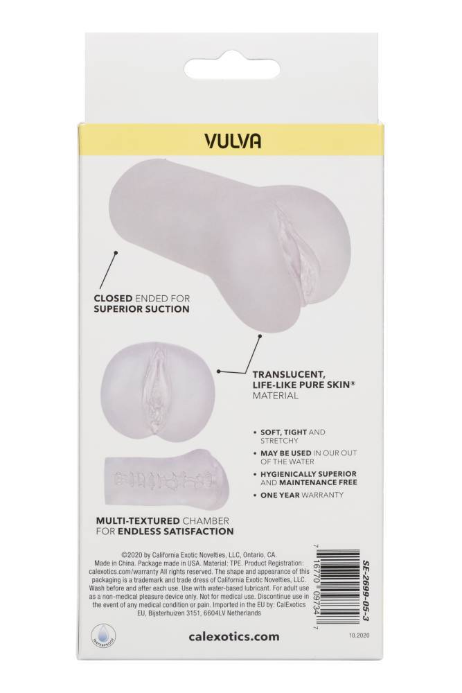 Cal Exotics - Boundless - Vulva Stroker - Frost Sex Toy - Tophatter Daily Deals