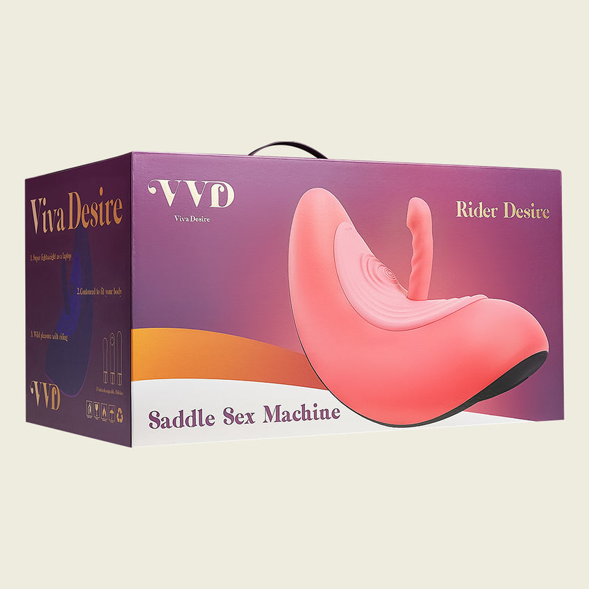 Acmejoy - VVD Rider Desire Riding Experience Innovative Design withe Dual Control Vibrators - Tophatter Daily Deals