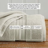 100% Cotton Premium Bath Towel Set - Chiara Collection Bath - Tophatter Daily Deals