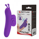 Rechargeable Snail – Ergonomic Silicone Finger Vibrator with 10 Vibration Modes > Vibrators > Finger Vibrators - Tophatter Daily Deals