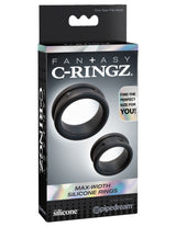 Fantasy C-Ringz Max Width Silicone Cock Rings Set of 2 > Cock Ring > Sets - Tophatter Daily Deals
