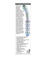Gender X Lustrous Galaxy Wand – 18.5 cm Double-Ended Glass Massager > Glass > Dildos - Tophatter Daily Deals