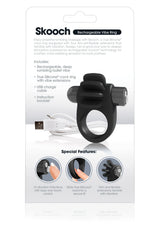Skooch Charged – Rechargeable Vibrating Cock Ring with Textured Stimulation > Sex Toys > Couples Toys - Tophatter Daily Deals