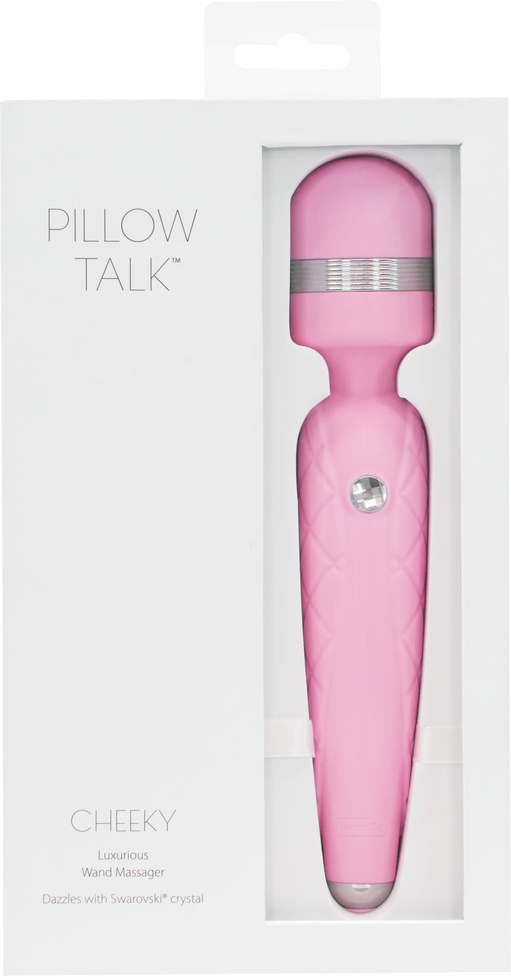 Pillow Talk Cheeky Wand – Luxury Wand Vibrator with Swarovski Crystal > Sex Toys > Massage Wands - Tophatter Daily Deals