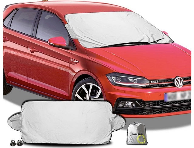 Reversible Car Windshield Protector for Winter Snow & Summer Heat Automotive - Tophatter Daily Deals