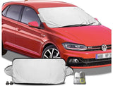 Reversible Car Windshield Protector for Winter Snow & Summer Heat Automotive - Tophatter Daily Deals