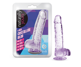 Naturally Yours Crystaline Amethyst – 6 Inch Suction Cup Dildo > Dildos > Realistic Dildos - Tophatter Daily Deals