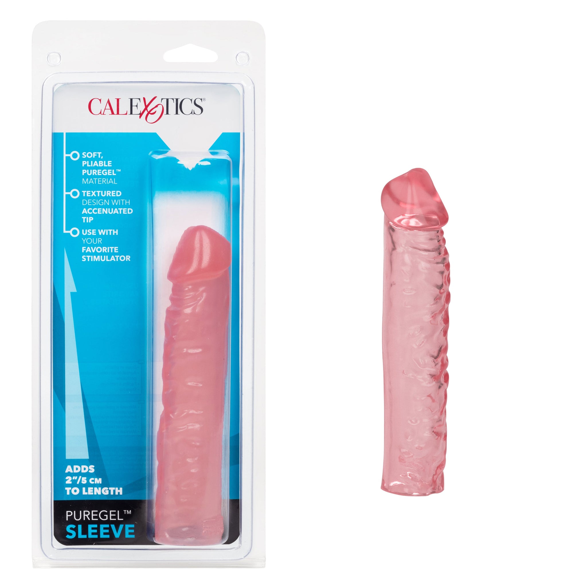 Puregel Pink Enhancing Sleeve > Sex Toys For Men > Penis Sleeves - Tophatter Daily Deals