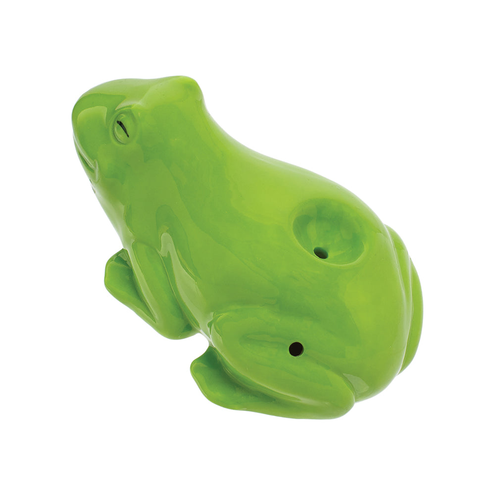 Wacky Bowlz Ceramic Hand Pipe | Frog Hand Pipes - Tophatter Daily Deals