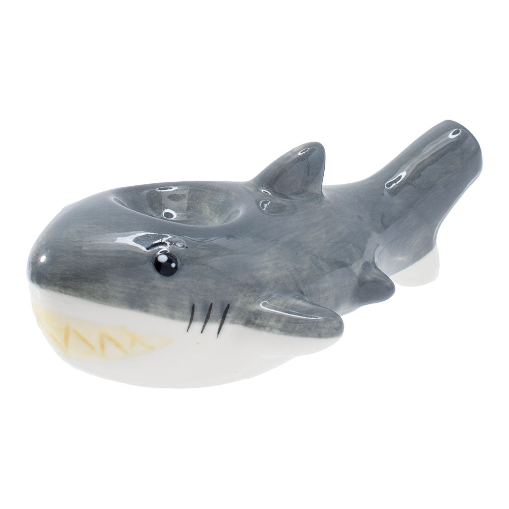 Wacky Bowlz Ceramic Hand Pipe | Shark Hand Pipes - Tophatter Daily Deals