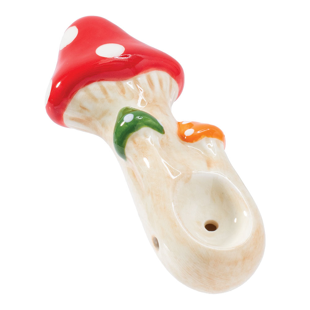 Wacky Bowlz Ceramic Hand Pipe | Patterned Mushroom Hand Pipes - Tophatter Daily Deals