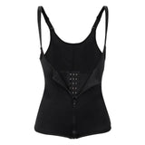 Waist Trainer Vest Body Shaper Sweat Waist Trainer Corset Black Fitness & Exercise - Tophatter Daily Deals
