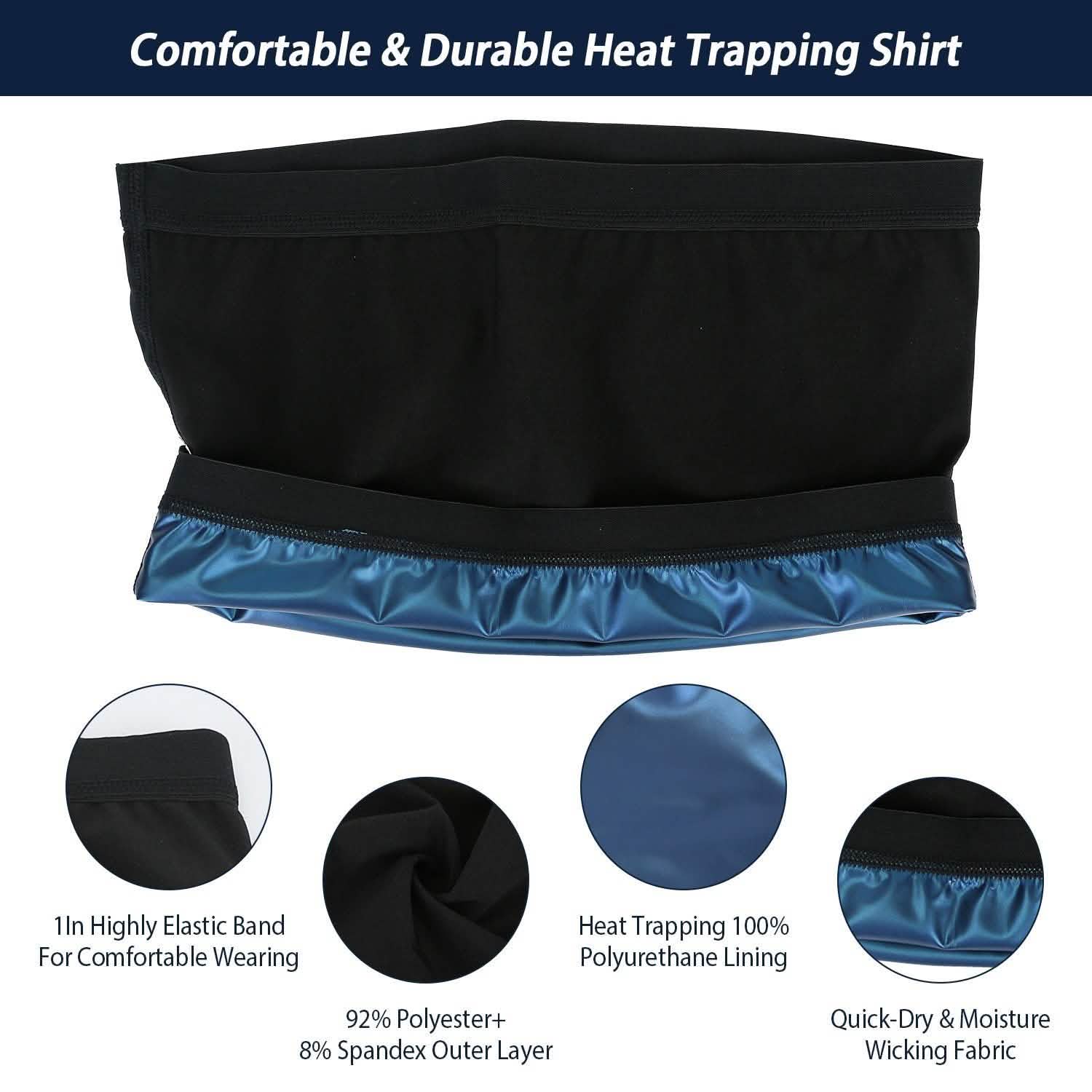 Waist Trimmer Women Sauna Sweat Wraps Waist Slimming Trainer Belt Fitness & Exercise - Tophatter Daily Deals